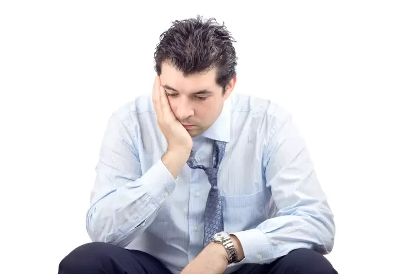A man thought about discharge during his excitement