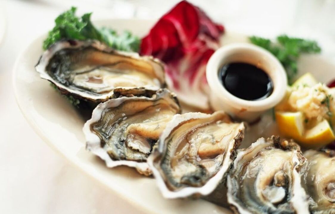 Oysters to increase potency