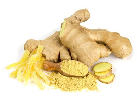 Ginger with lemon
