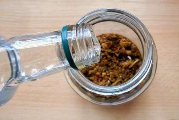 Preparation of a healing propolis infusion for potency